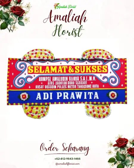 Papan Bunga Ucapan Selamat Purwonegoro